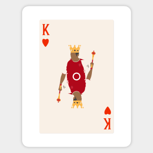 King of Hearts playing card Sticker